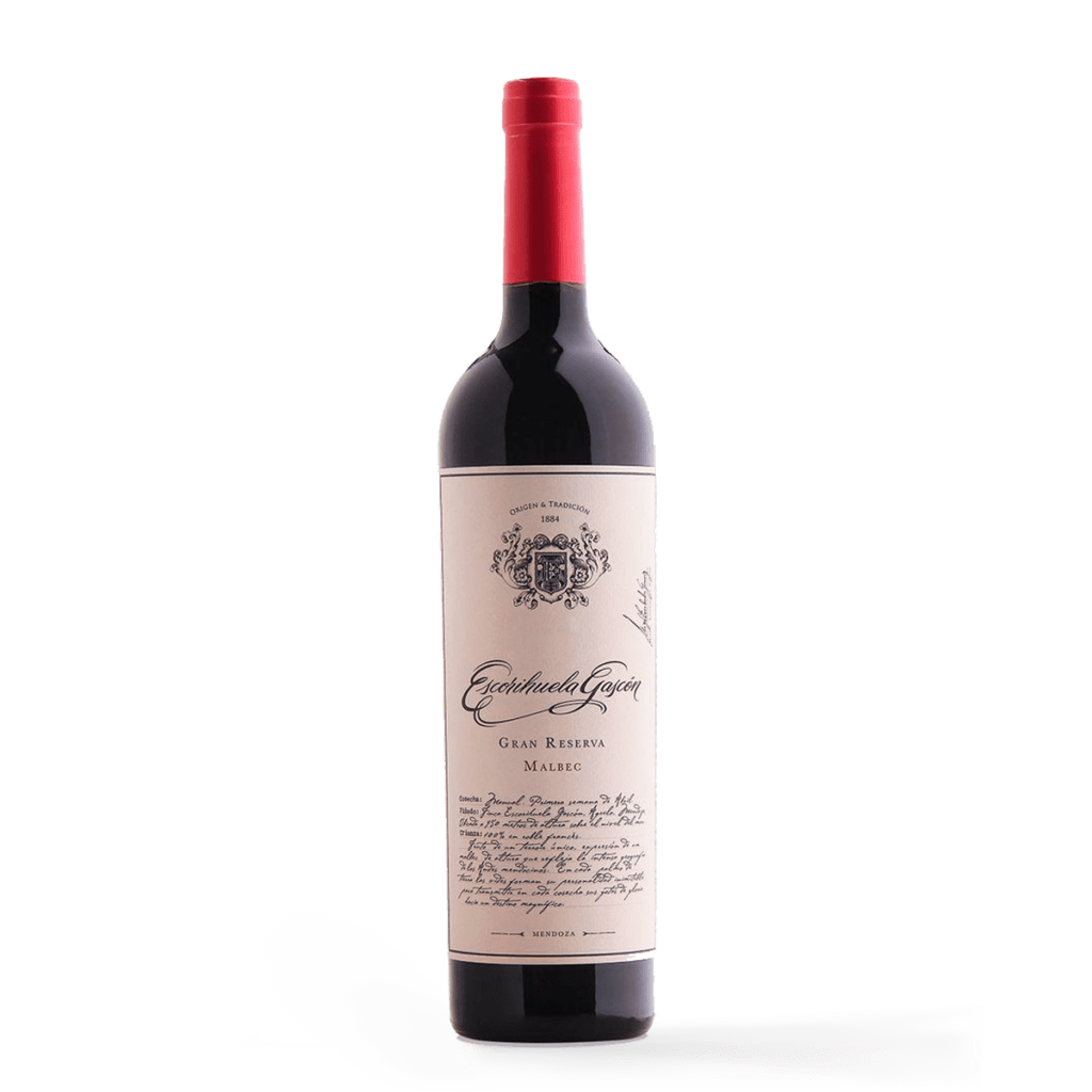 Vinho Escorihuela Gascon Gran Reserva. Confira no site: https://mibodeguitavinhos.com/product/escorihuela-gascon-gran-reserva/