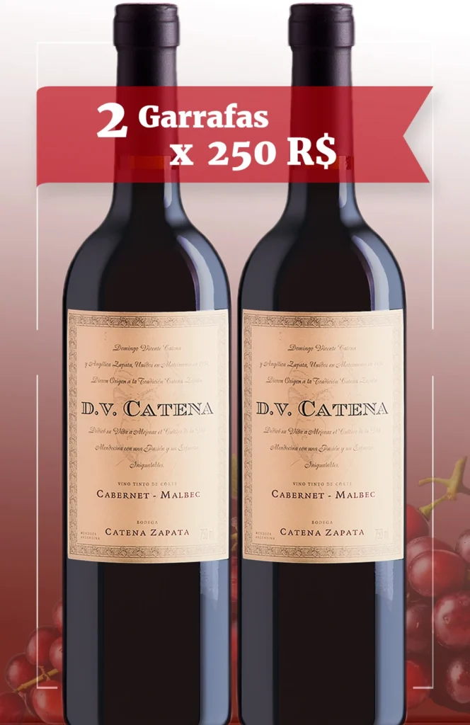 Combo vinhos DV CATENA Leve 2 garrafas e pague com desconto